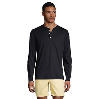 Big & Tall Lands' End Super-T Classic-Fit Henley