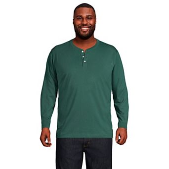 Big & Tall Lands' End Super-T Classic-Fit Henley