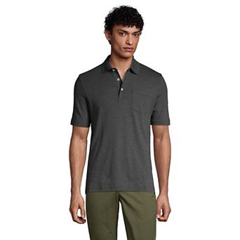 Big & Tall Lands' End Super Soft Classic-Fit Supima Pocket Polo