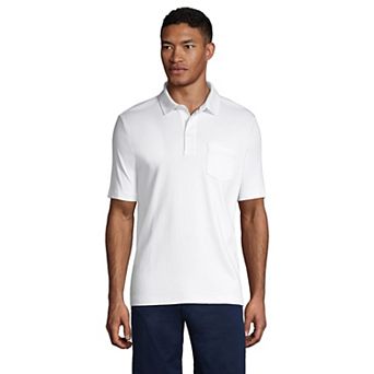 Big & Tall Lands' End Super Soft Classic-Fit Supima Pocket Polo