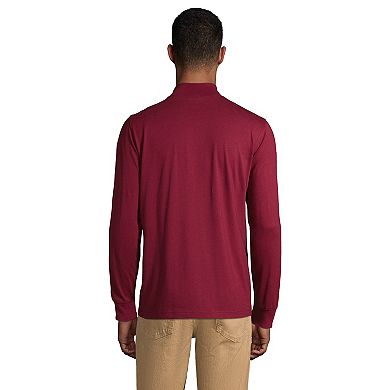 Big & Tall Lands' End Super-T Classic-Fit Mock Turtleneck