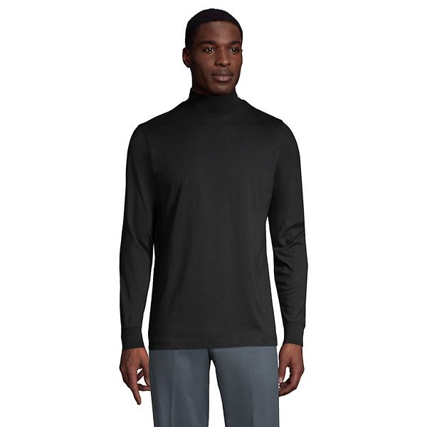 Big & Tall Lands' End SuperT ClassicFit Mock Turtleneck