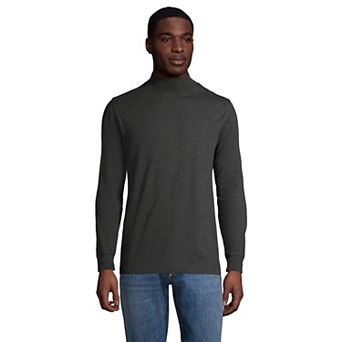 Big & Tall Lands' End Super-T Classic-Fit Mock Turtleneck