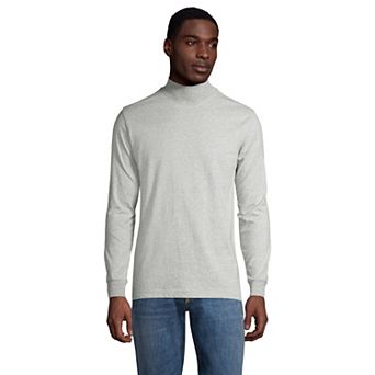 Big & Tall Lands' End Super-T Classic-Fit Mock Turtleneck