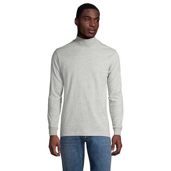 Big & Tall Lands' End SuperT ClassicFit Mock Turtleneck