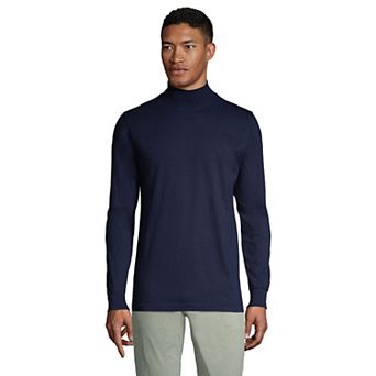 Big & Tall Lands' End Super-T Classic-Fit Mock Turtleneck