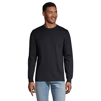 Big & Tall Lands' End Super-T Long Sleeve Classic-Fit Tee