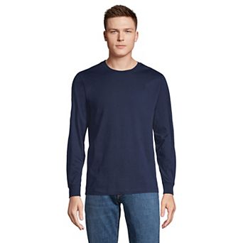 Big & Tall Lands' End Super-T Long Sleeve Classic-Fit Tee