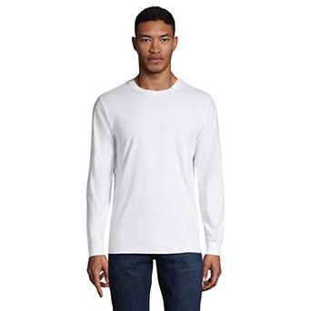 Big & Tall Lands' End Super-T Long Sleeve Classic-Fit Tee