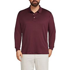 Kohls mens long sleeve polo shirts best sale