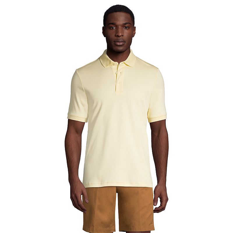 Big & Tall Lands End Classic-Fit Supima Polo, Mens, Size: 2XB, Drk Yellow