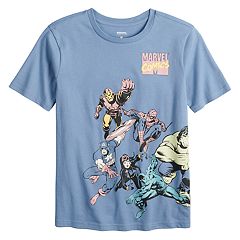 Boys T-Shirt Marvel Avengers Hulk Captain America Infinity War Top Tee Age 4-12 