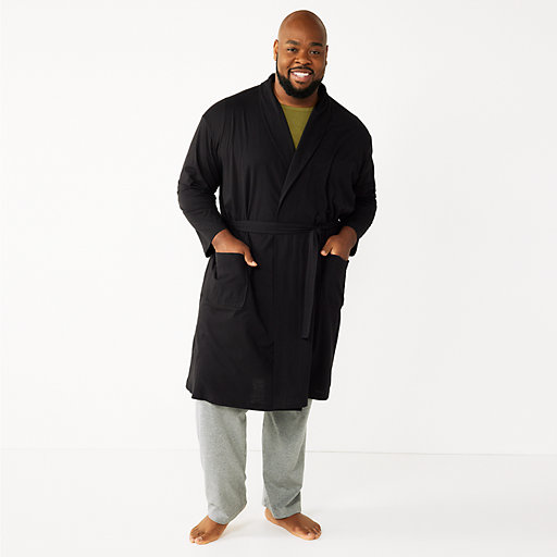 Hanes Mens Big and Tall Lightweight Woven Robe Select SZ/Color. 