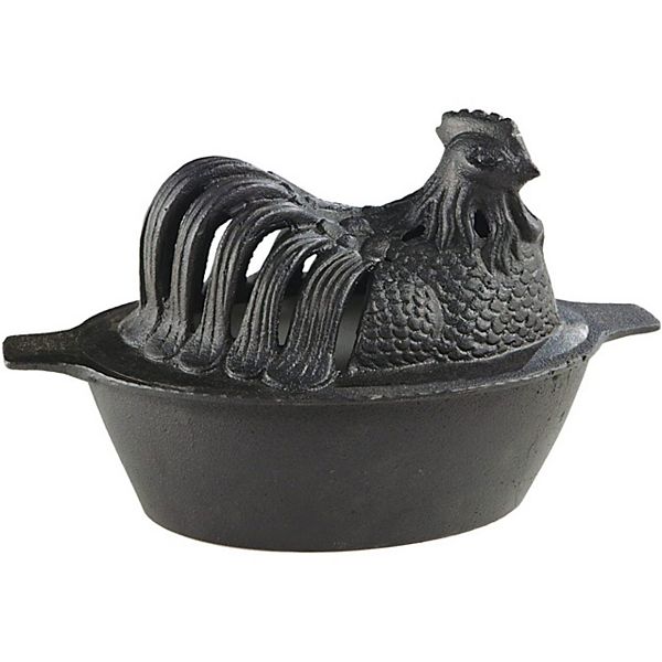 Us Stove 1 Quart Enamel Cast Iron Wood Stove Steamer Humidifier Black Chicken 