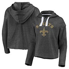 Women's Antigua Olive New Orleans Saints Victory Pullover Sweatshirt Size: Extra Large