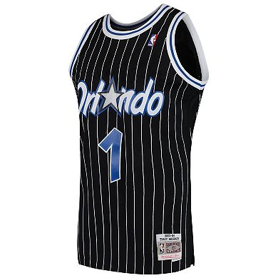 Men's Mitchell & Ness Tracy McGrady Black Orlando Magic 2003-04 Hardwood Classics Swingman Jersey