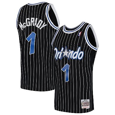 Men's Mitchell & Ness Tracy McGrady Black Orlando Magic 2003-04 Hardwood Classics Swingman Jersey