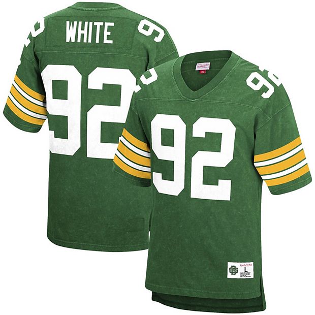 Men's Mitchell & Ness Reggie White Green Green Bay Packers Retired Player  Name & Number Acid