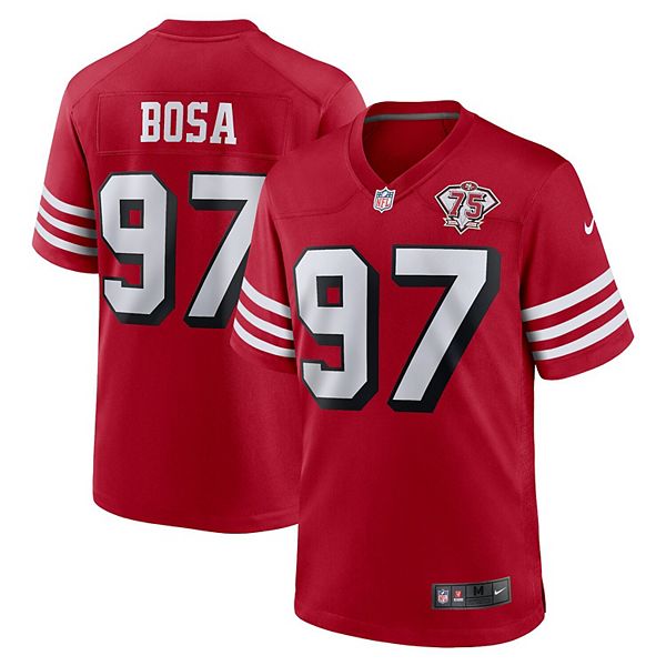 Nick Bosa San Francisco 49ers Nike Youth 75th Anniversary Alternate Patch  Game Jersey - Scarlet