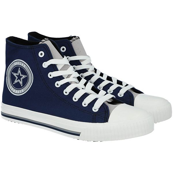 Dallas Cowboys Low Top White Canvas Shoe FOCO