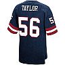 Men's Mitchell & Ness Lawrence Taylor Royal New York Giants Retired Player Name & Number Acid Wash Top
