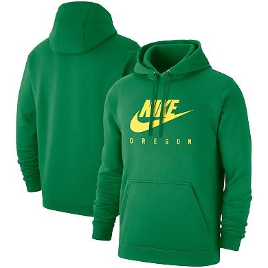 Men's Nike Green Oregon Ducks Club Pullover Hoodie