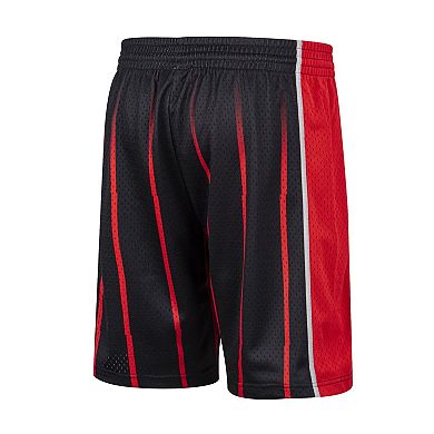 Men's Mitchell & Ness Black Houston Rockets Hardwood Classic Reload Swingman Shorts