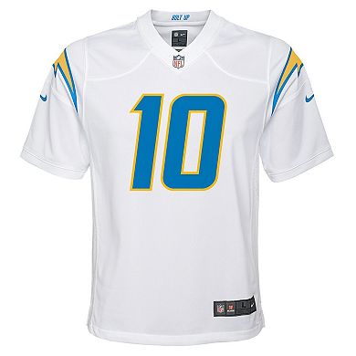Youth Nike Justin Herbert White Los Angeles Chargers Game Jersey