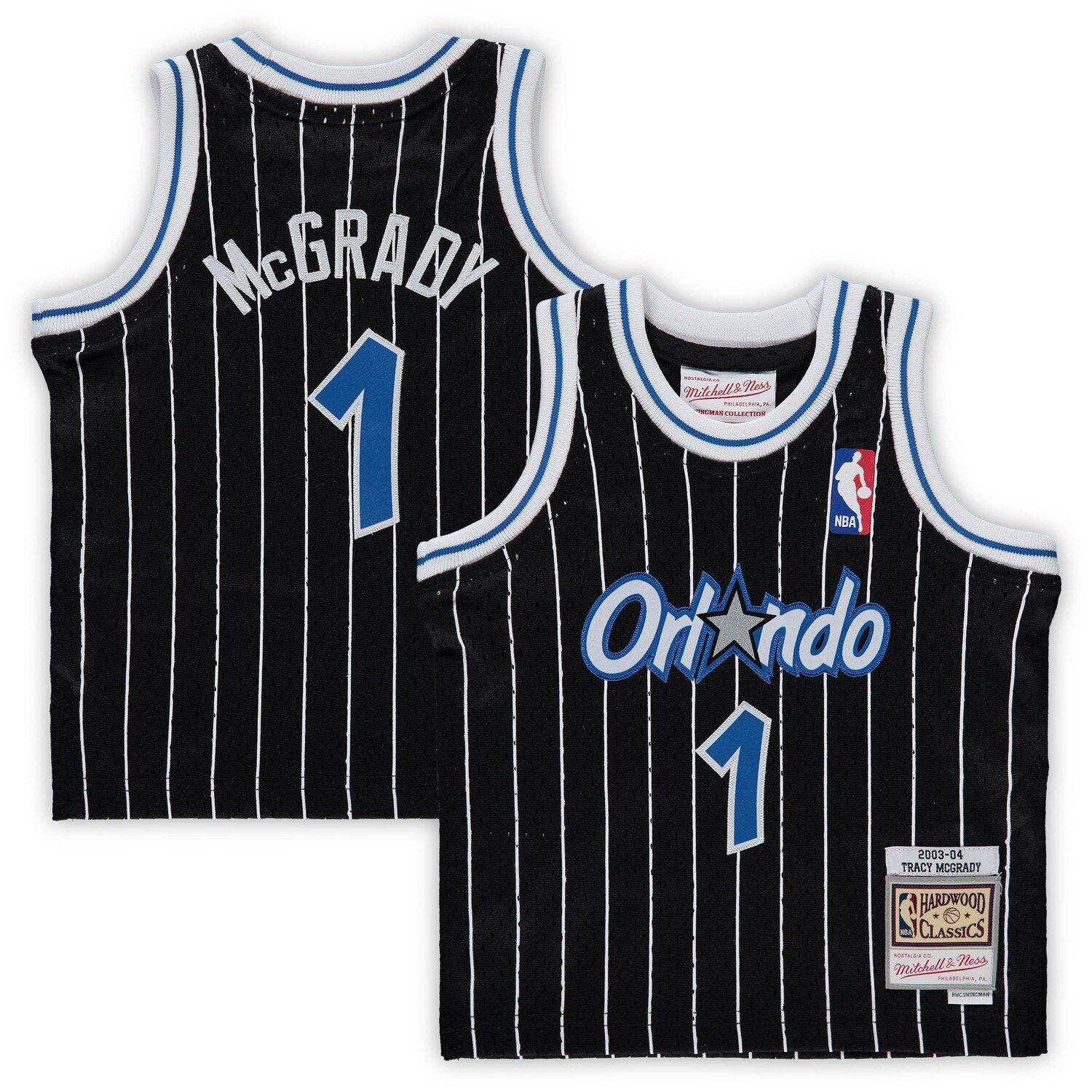 Mitchell & Ness Tracy McGrady Blue Orlando Magic Big & Tall 2000-01 Hardwood Classics Swingman Jerse