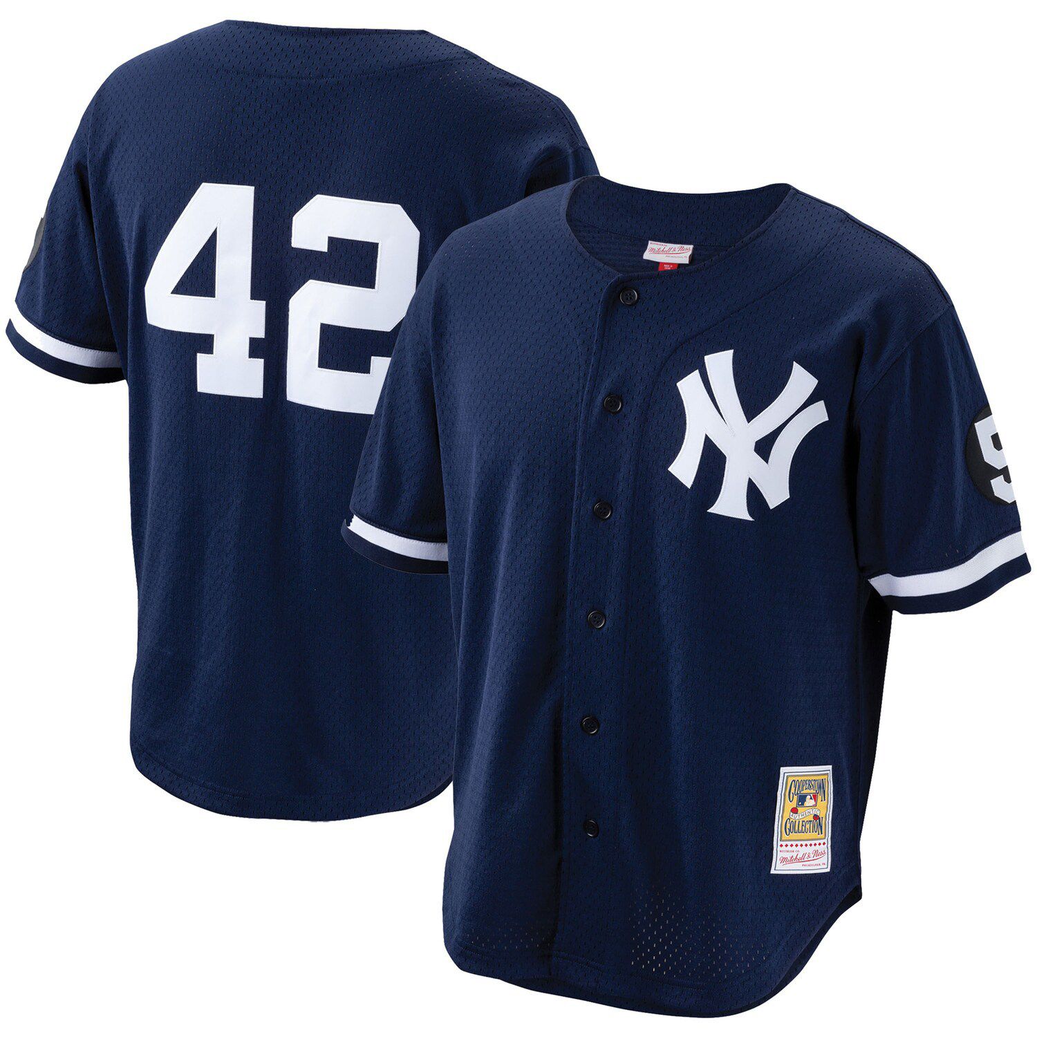 yankees button up jersey