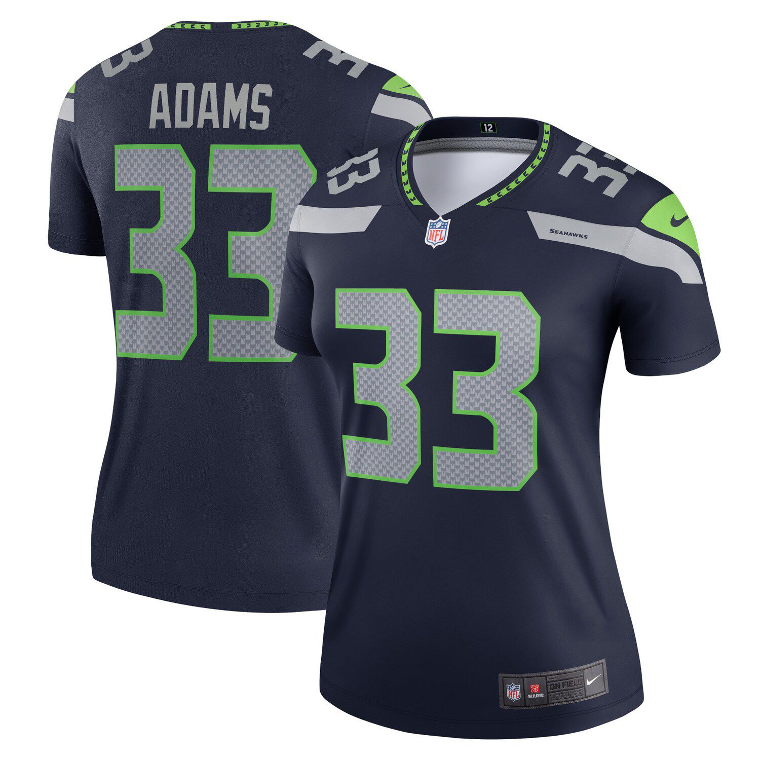 Seahawks black and green cheap jersey