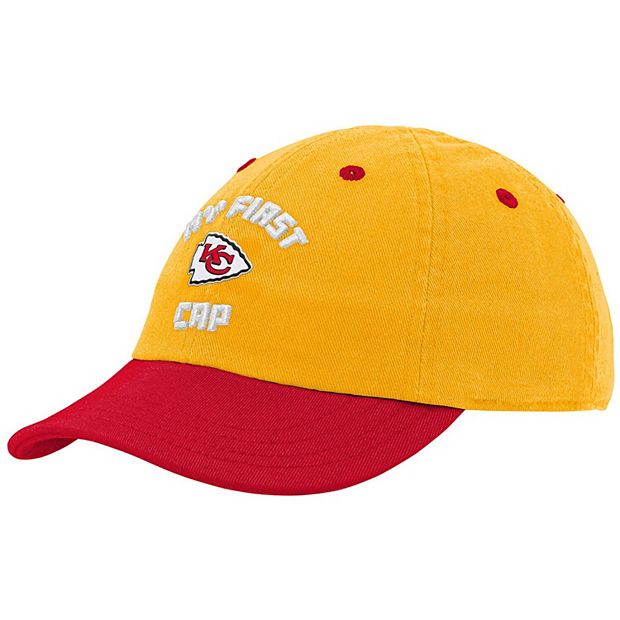 Infant's Yellow Kansas City Chiefs My First Pixel Slouch Flex Hat