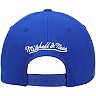 Men's Mitchell & Ness Royal Philadelphia 76ers Ground Stretch Snapback Hat