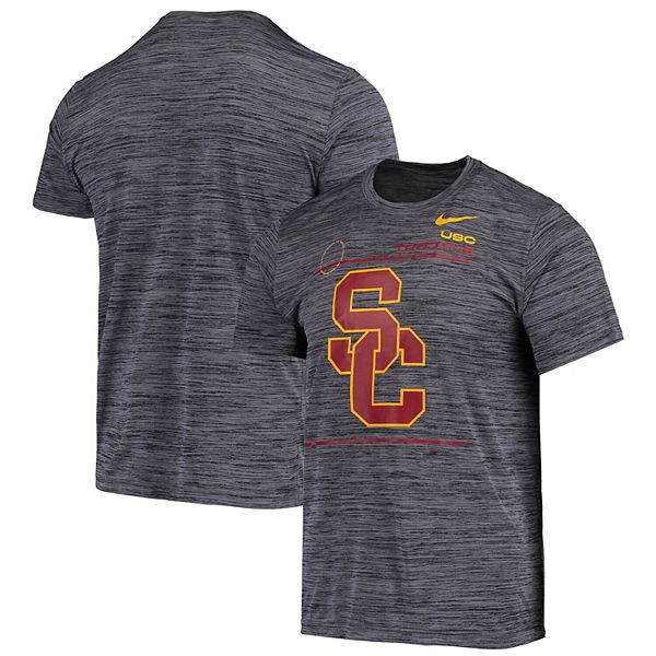 Men's Nike Black USC Trojans 2021 Sideline Velocity Performance T-Shirt