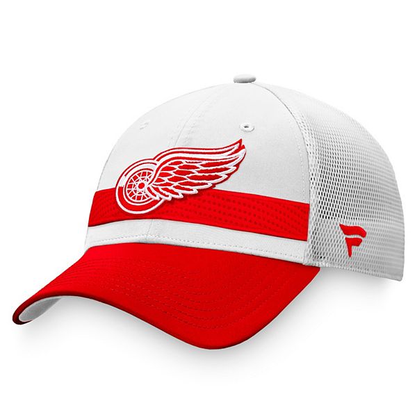Men's Adidas White/Red Detroit Red Wings Team Adjustable Hat