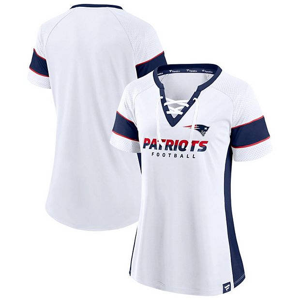 Women's New England Patriots White Out Draft Me Tee