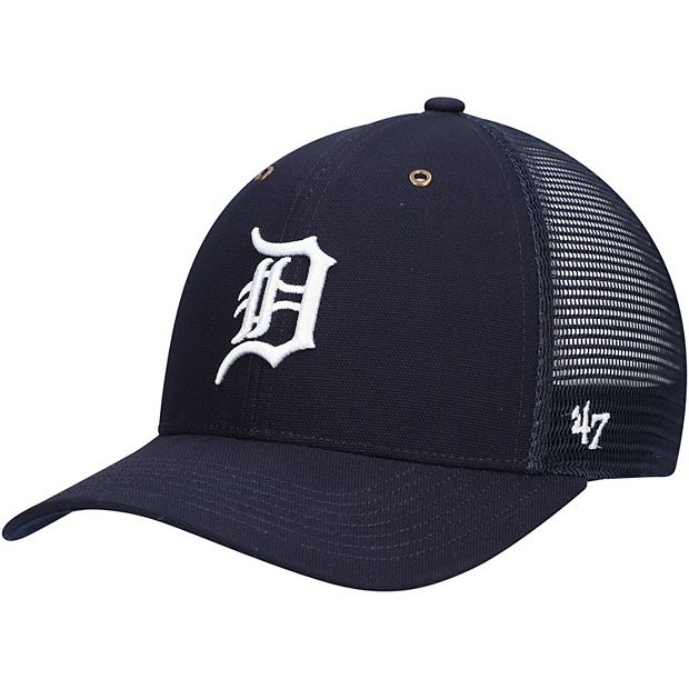 Men's Carhartt x '47 Navy Detroit Tigers MVP Trucker Snapback Hat