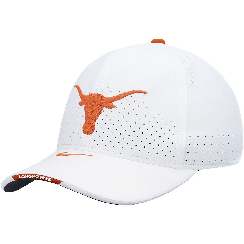 Men s Nike White Texas Longhorns 2021 Sideline Classic99 Performance Flex Hat