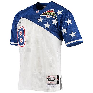 Men's Mitchell & Ness Steve Young White/Blue NFC 1994 Pro Bowl Authentic Jersey