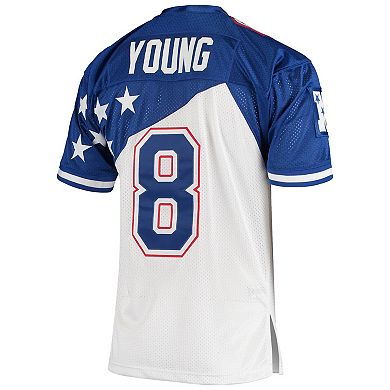 Men's Mitchell & Ness Steve Young White/Blue NFC 1994 Pro Bowl Authentic Jersey