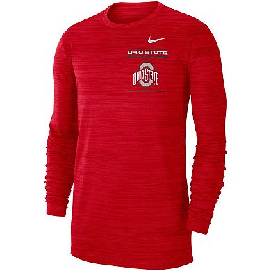 Men's Nike Scarlet Ohio State Buckeyes 2021 Sideline Velocity ...