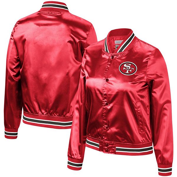 Mitchell & Ness, Jackets & Coats, Mitchell Ness San Francisco 49ers Star  Jacket Redcombo L