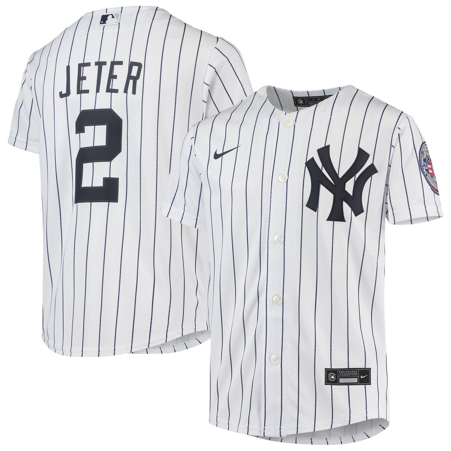 white derek jeter jersey