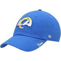 Men's Fanatics Branded Royal Los Angeles Rams Heritage Cuffed Knit Hat with Pom