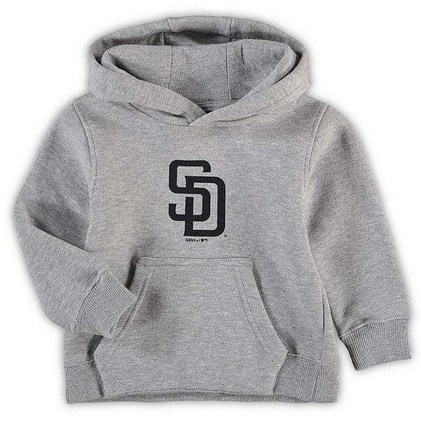 Lids San Diego Padres Stitches Sleeveless Pullover Hoodie - Gray