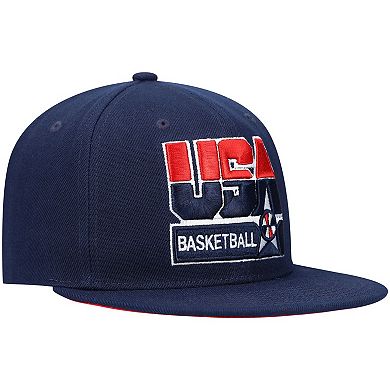 Men's Mitchell & Ness Navy USA Basketball 1992 Dream Team Snapback Hat