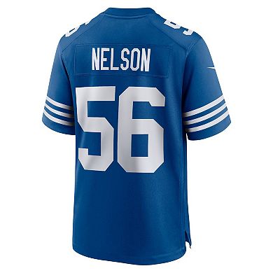 Men's Nike Quenton Nelson Royal Indianapolis Colts Alternate Game Jersey