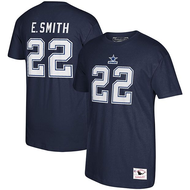 Men's Emmitt Smith Mitchell & Ness Navy Dallas Cowboys Retired