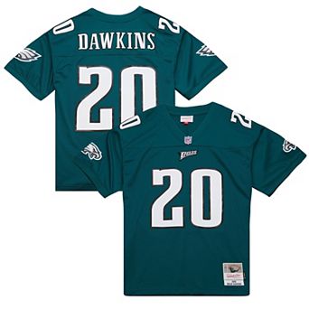 Men's Mitchell & Ness Brian Dawkins Green Philadelphia Eagles Legacy Replica Jersey