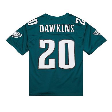 Men's Mitchell & Ness Brian Dawkins Green Philadelphia Eagles Legacy Replica Jersey